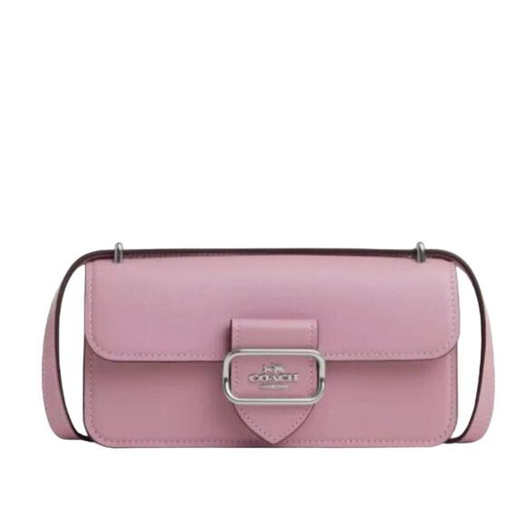 COACH LEATHER MORGAN CROSSBODY PURSE - Picture 1 of 7